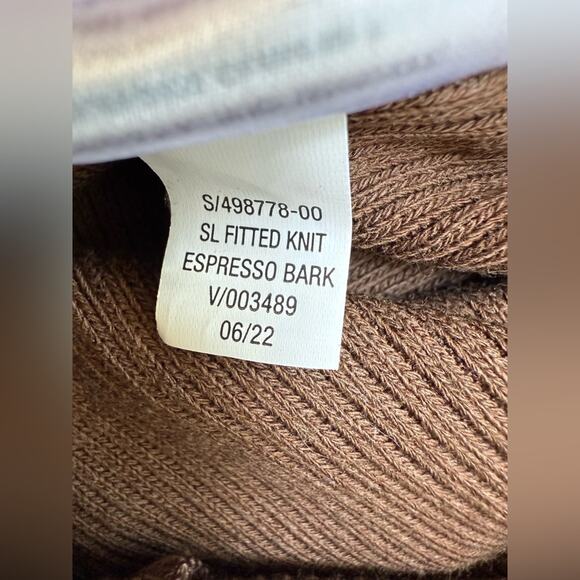 NWT Old Navy Sleeveless Fitted Square Neck Knit Midi Dress Espresso Brown Small - Picture 9 of 11